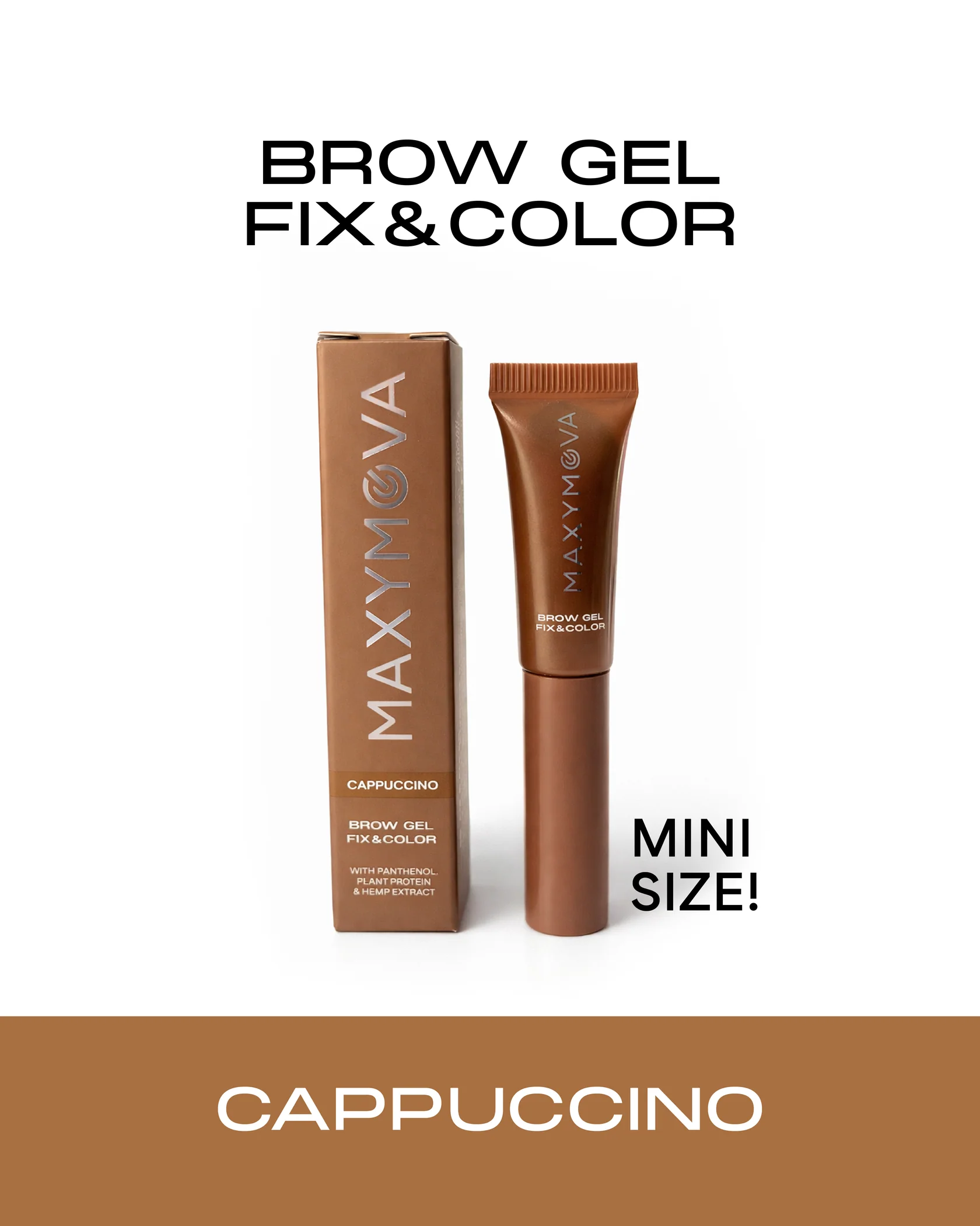 MINI BROW GEL FIX&COLOR (CAPPUCCINO) — slika 1