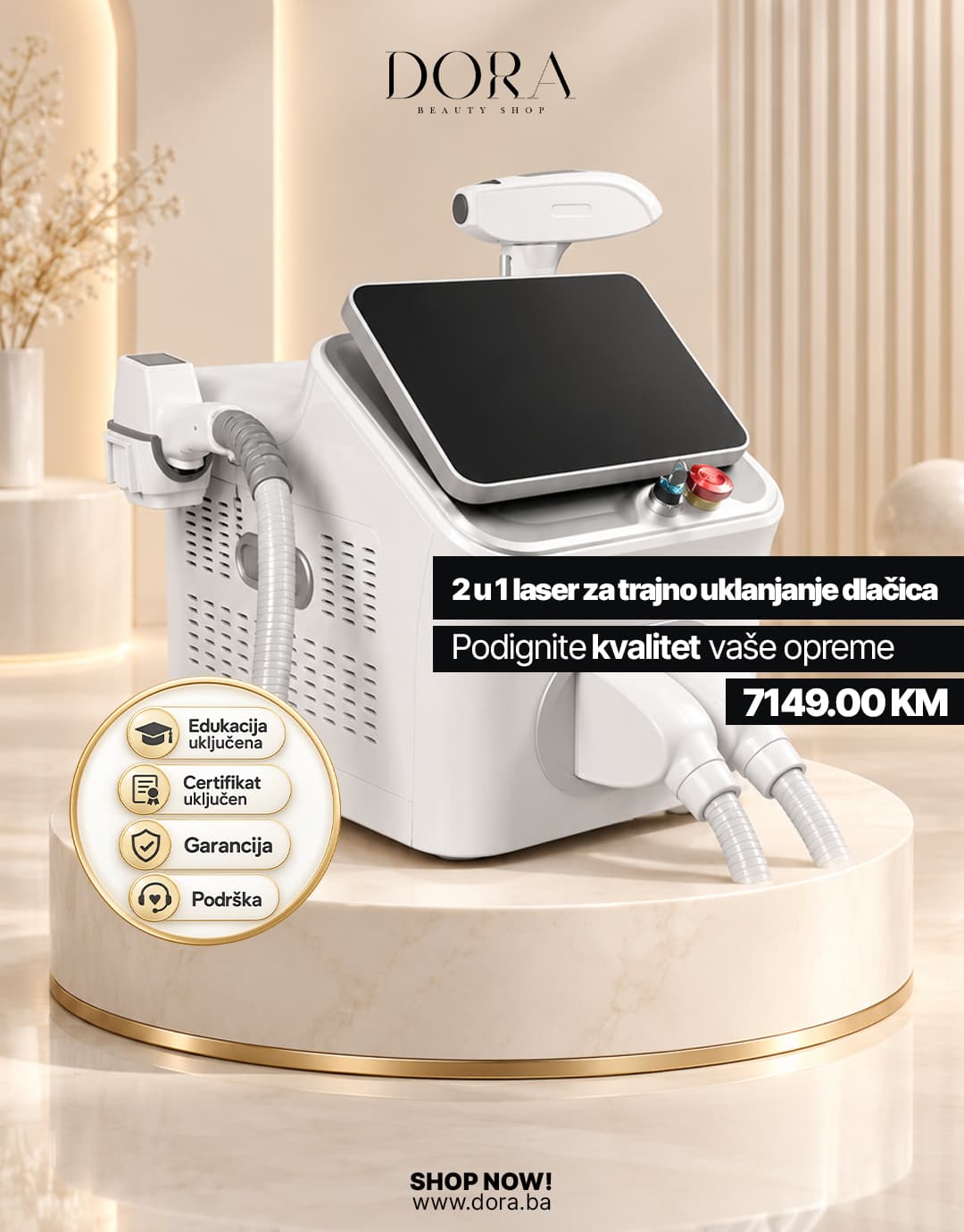 2u1 Laser za trajno uklanjanje dlačica — slika 1