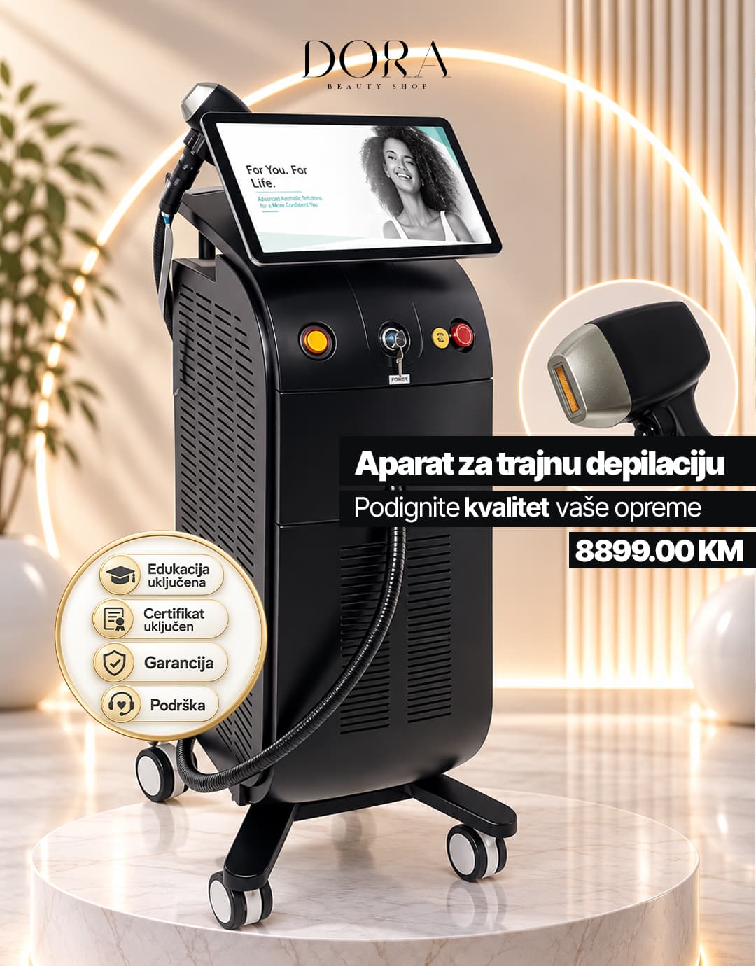 Aparat za trajnu depilaciju — slika 1