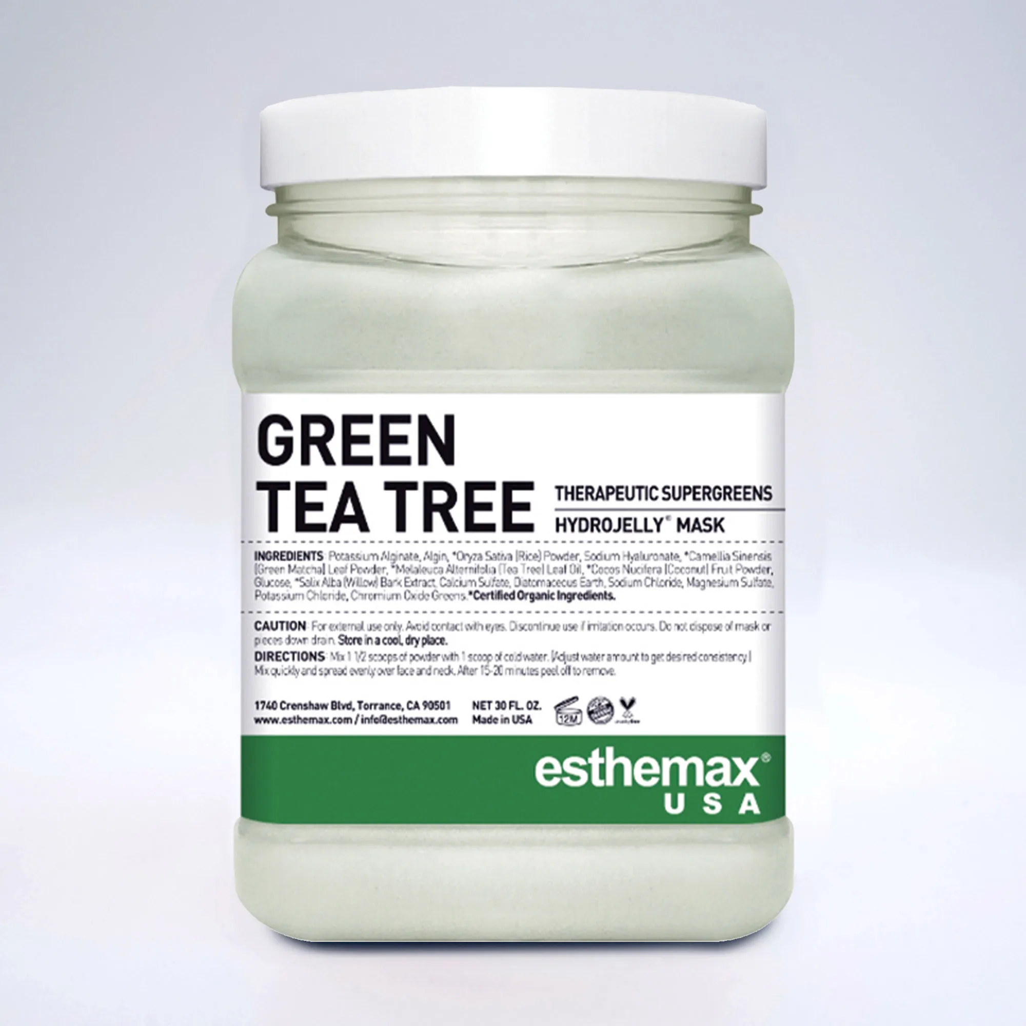 ESTHEMAX Green Tea Tree Hydrojelly maska — slika 1
