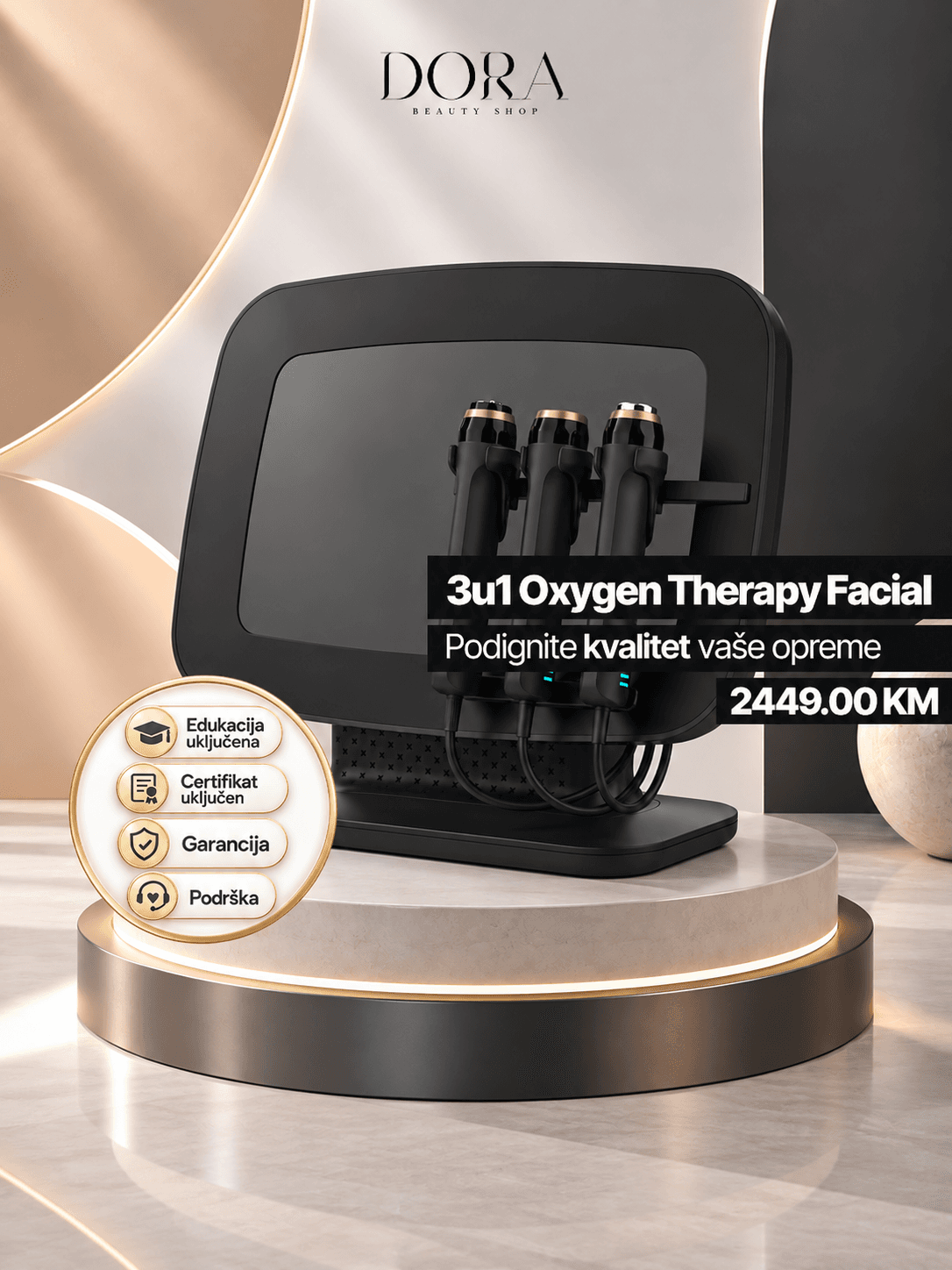 3u1 Oxygen Therapy Facial Aparat — slika 1