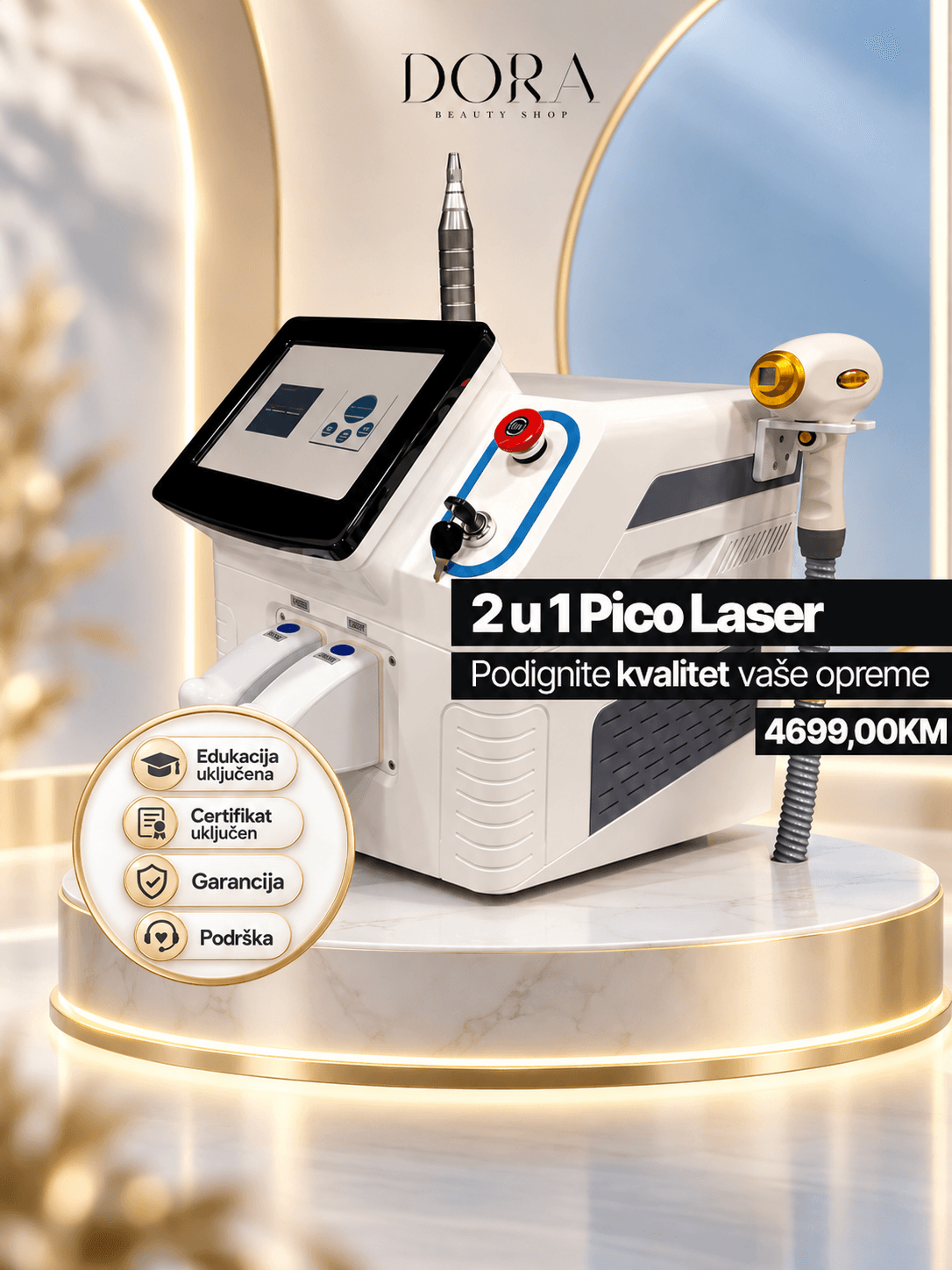 2u1 Pico Laser Aparat — slika 1