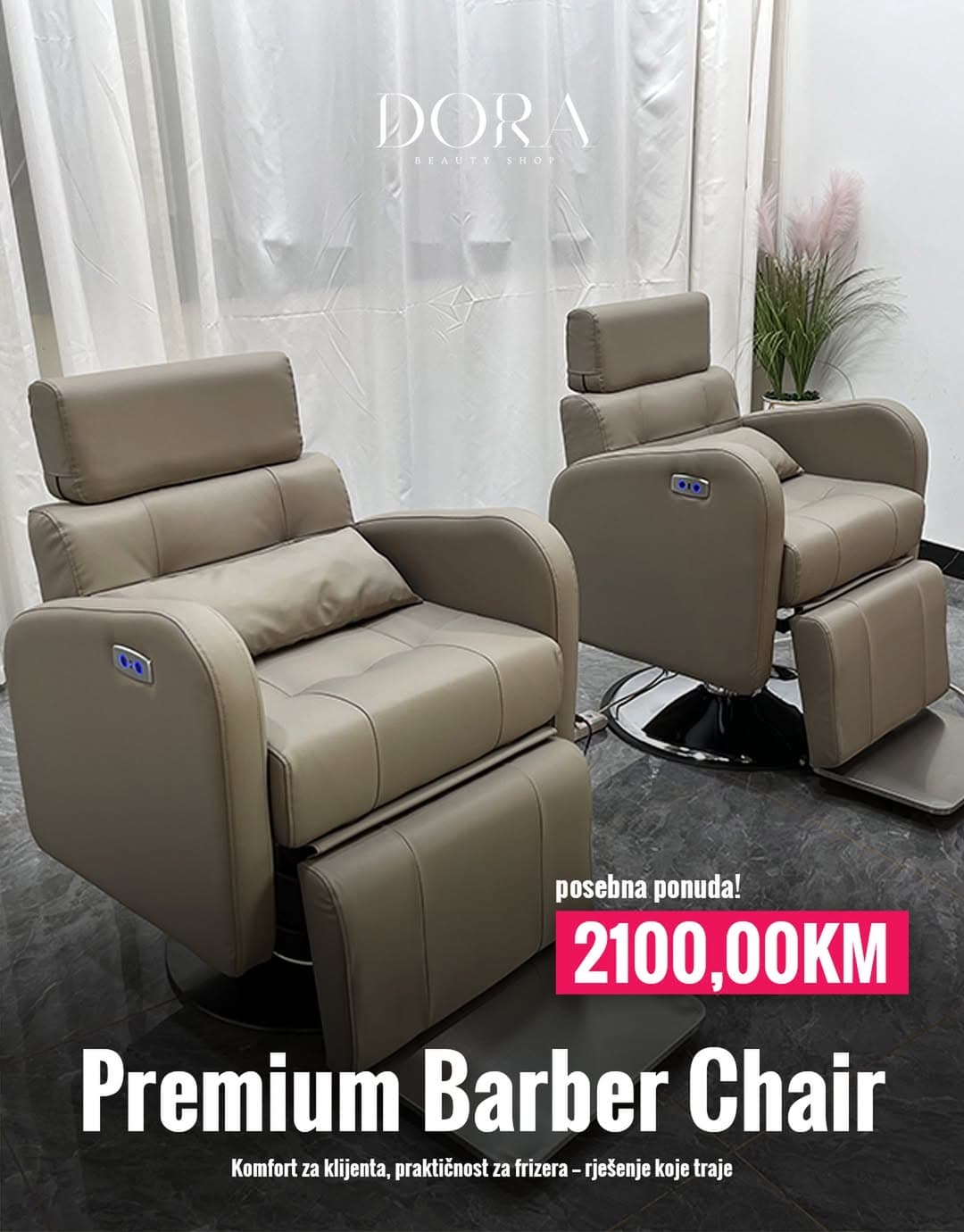Premium Barber Chair — slika 1