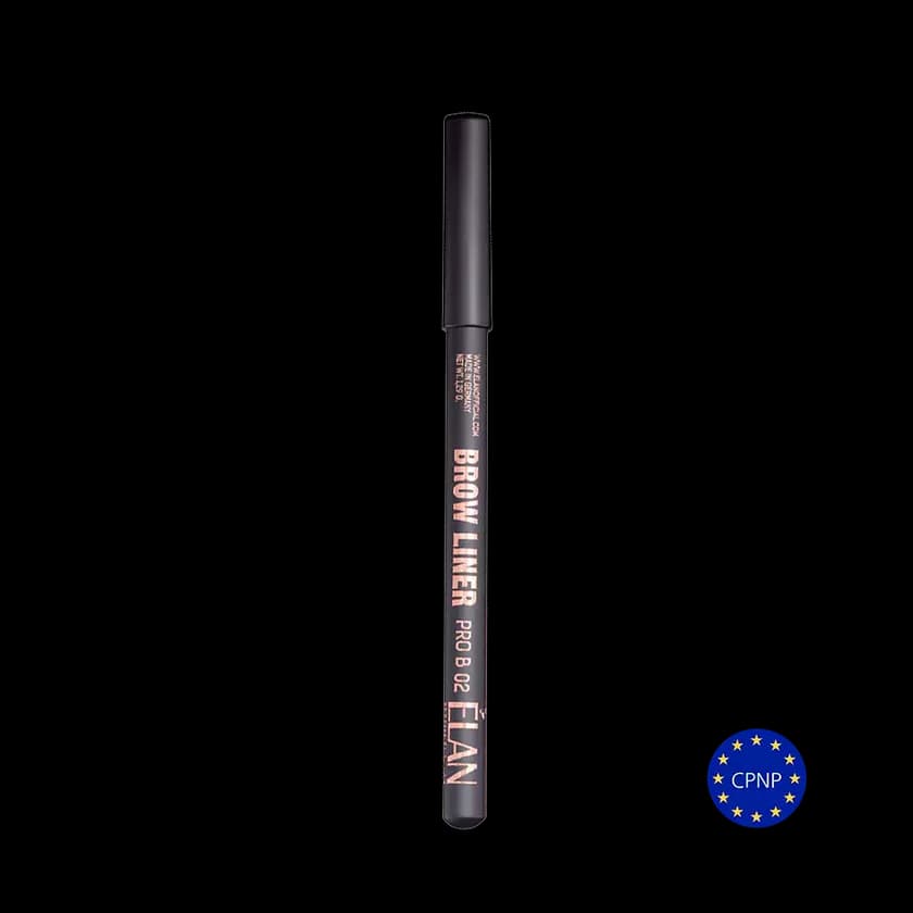 ELAN Powder Eyebrow Pencil Brow Liner Pro B 02 dark brown — slika 1