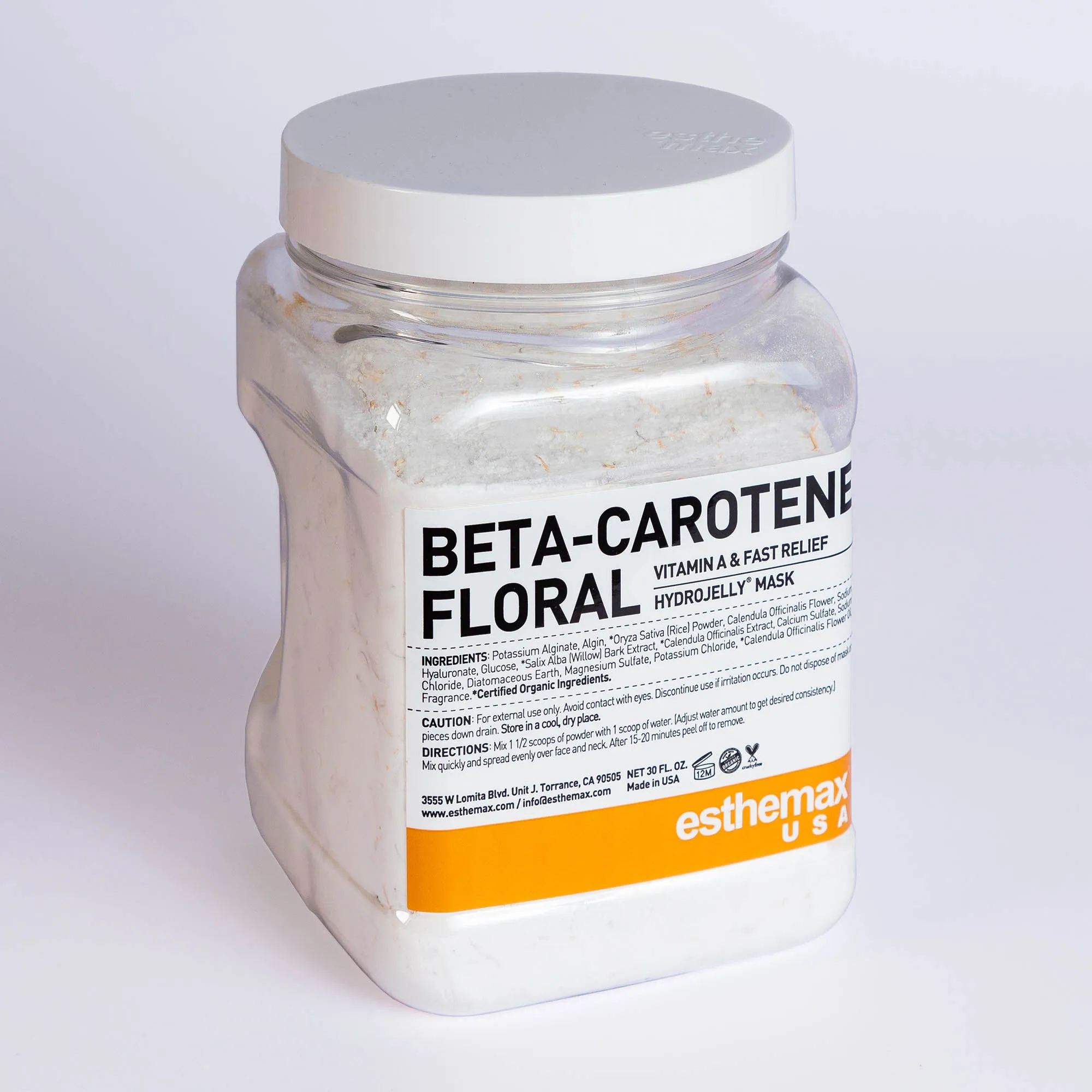 ESTHEMAX Beta-Carotene Floral Hydrojelly maska — slika 1