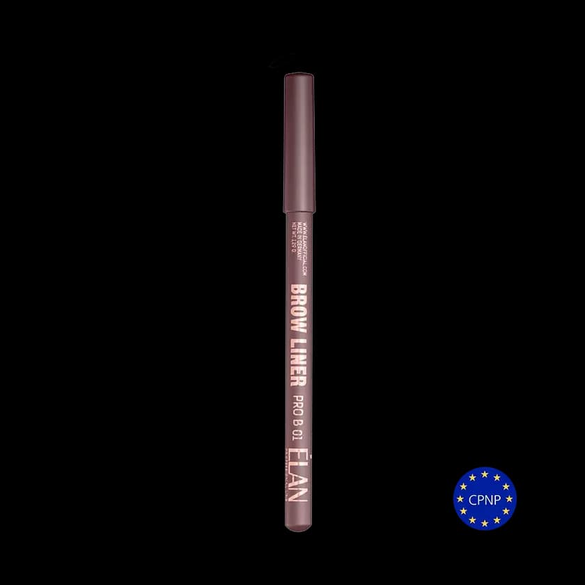 ELAN Powder Eyebrow Pencil Brow Liner Pro B 01 medium brown — slika 1